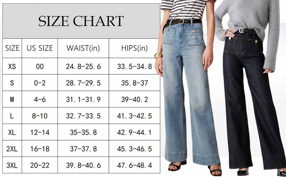 SailorCurve - Tummy Control Wide Leg Pants