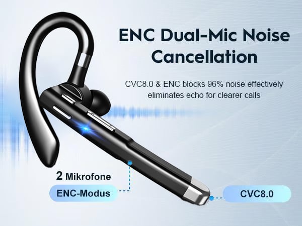 TalkMax - 80H Playtime Bluetooth Trucker Headset