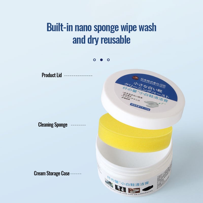 CleanStride - Advanced White Shoe Care Cream