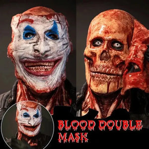 Halloween Blood Double Mask marnetic