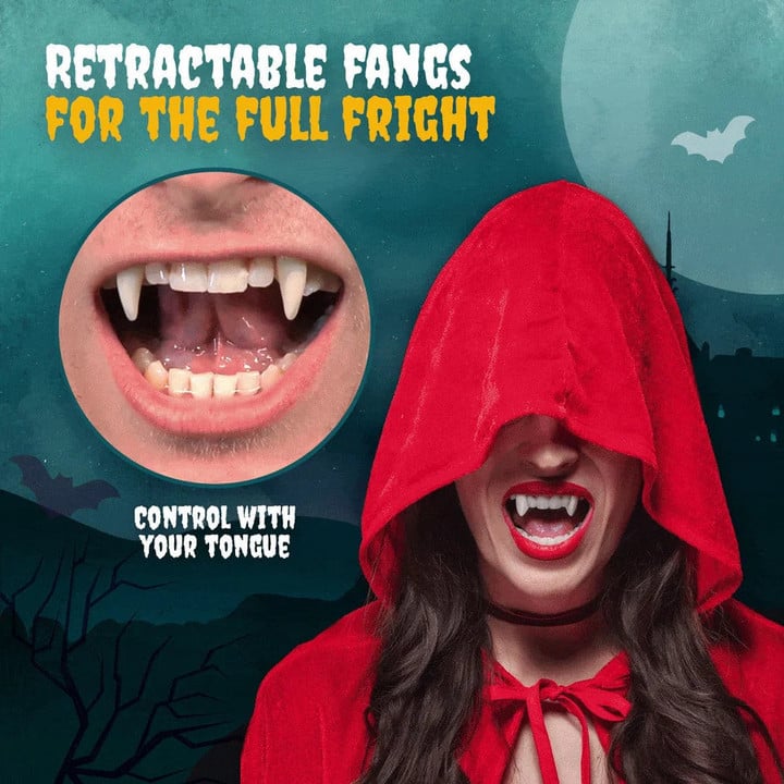 Retractable Halloween Vampire Fangs marnetic