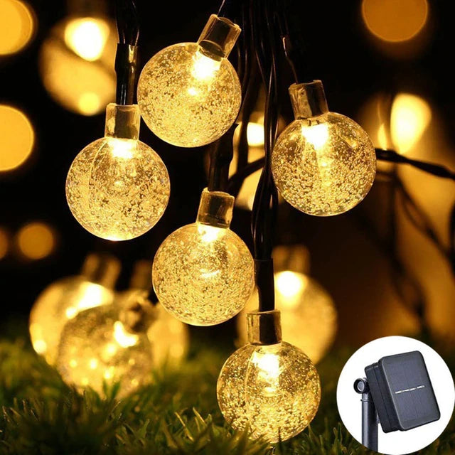 🔥Last Day 50% OFF🔥 - Waterproof Solar Powered LED Outdoor String Lights