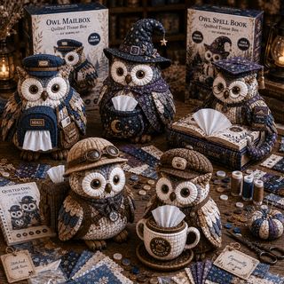 StitchOwl – Quilted Tissue Box DIY Sewing Kit