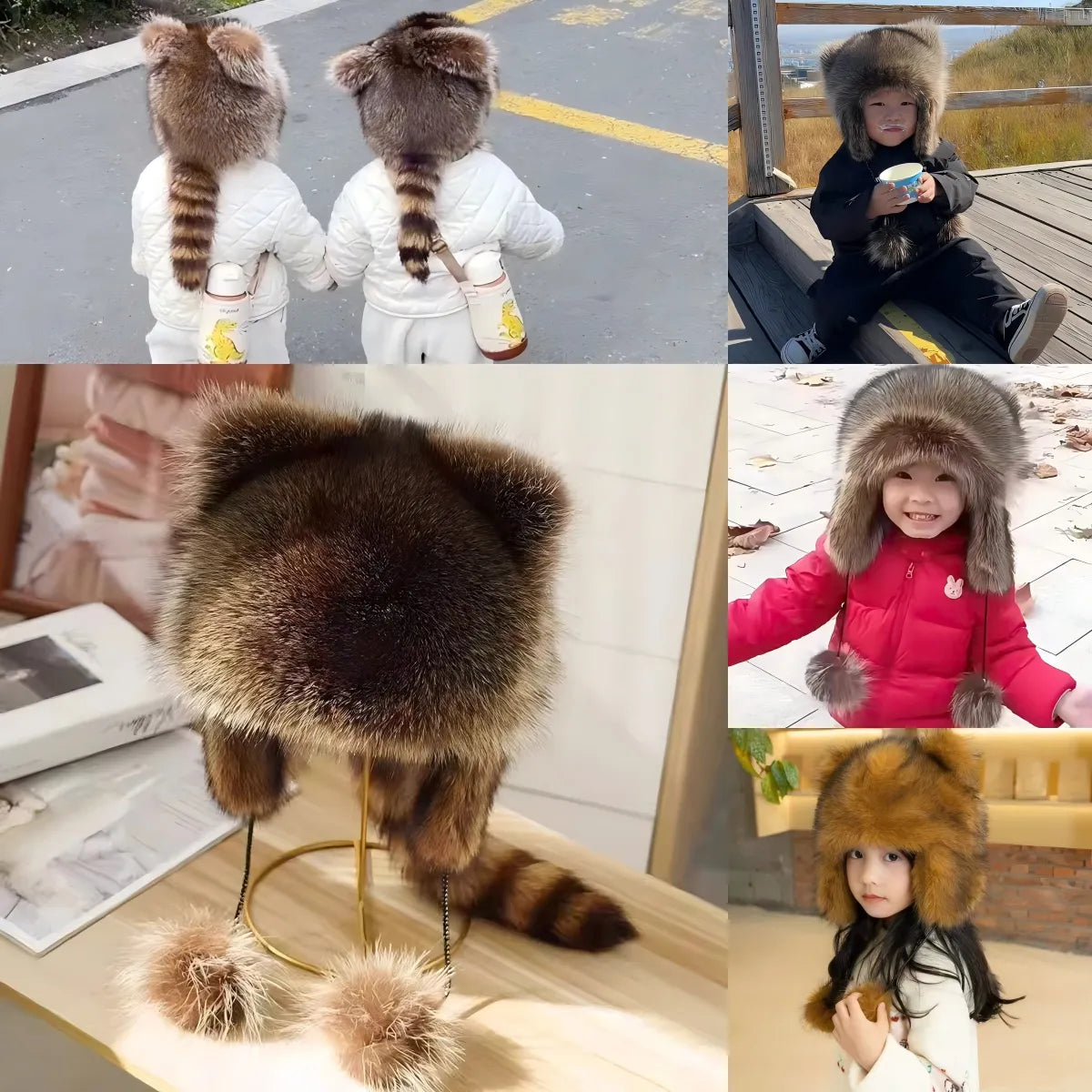 WildFur - Imitation Raccoon Hat