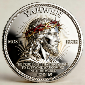 🏆Flash Sale 60% OFF - 🙏“Yahweh – The Living Light” Faith Commemorative Coin