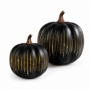 GlowHaven – Decorative Twinkling Glass Pumpkin Light