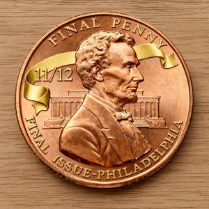 Lincoln Final Penny – 11/12 Philadelphia Mint Limited Edition Collectible Coin