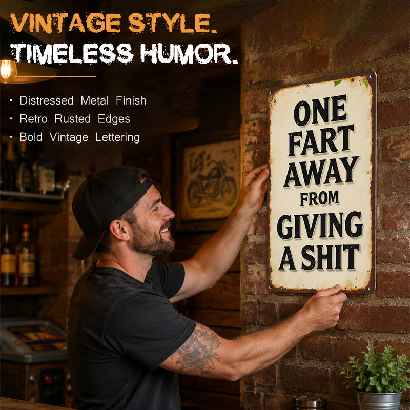 BoldBanters – Sarcastic Man Cave Metal Sign