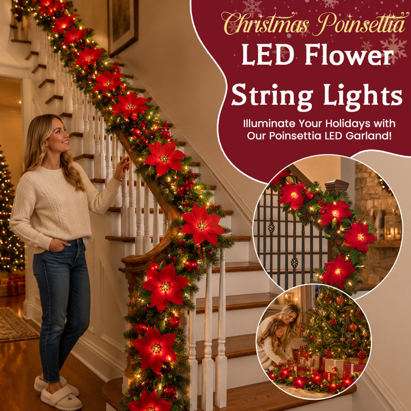 ChristmasLume – Premium Christmas Flower String Lights