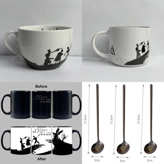 InkCharm – Hand-Drawn Peverell Brothers Mug