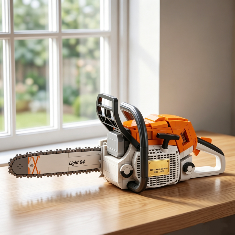 TimberCraft – Centennial Chainsaw Collector Brick Model