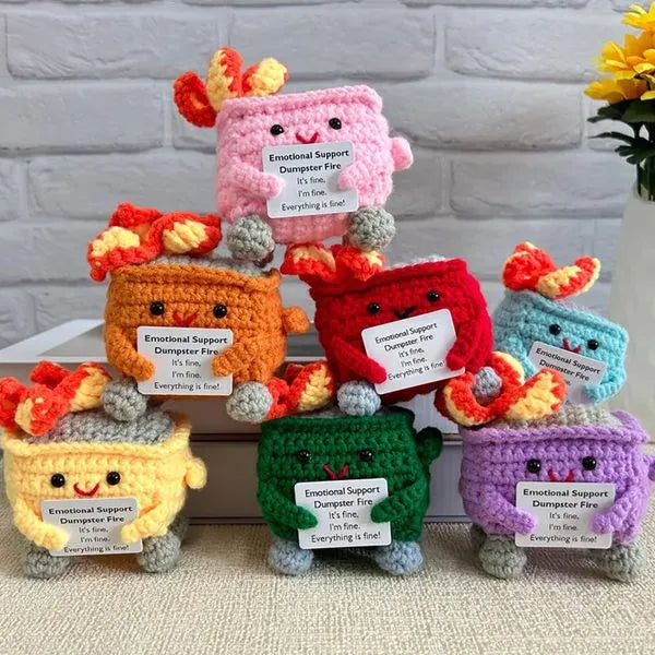 FunkyFlare -  Handmade Emotional Support Crochet Plush