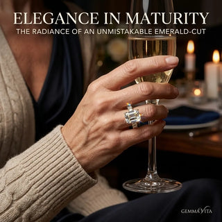 Lumière – Classic Emerald Cut Luxury Diamond Ring