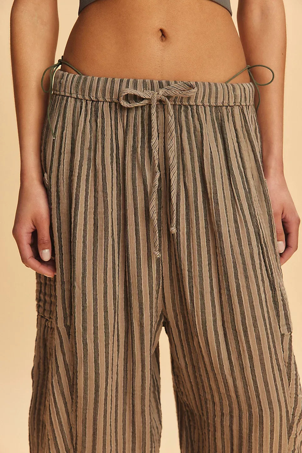LuxeLines – Striped Comfort Pants