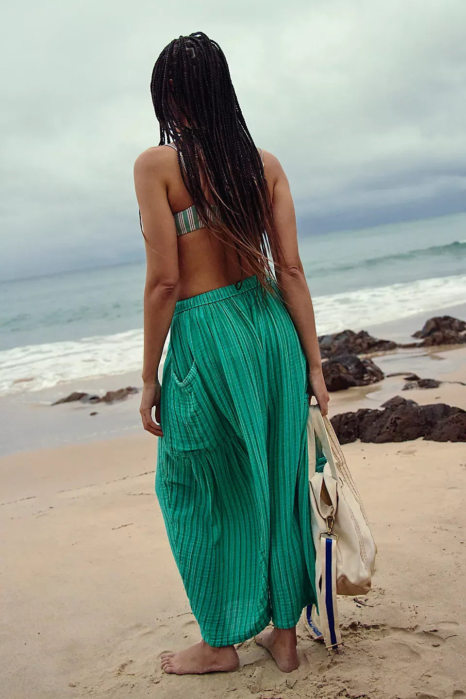 LuxeLines – Striped Comfort Pants