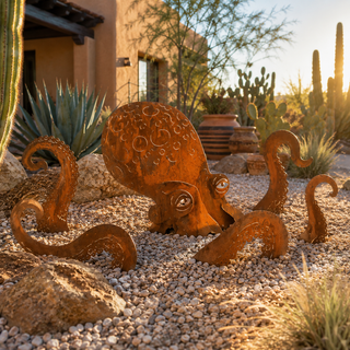 SeaPhantom – Giant Squid Yard Art