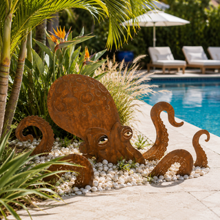 SeaPhantom – Giant Squid Yard Art