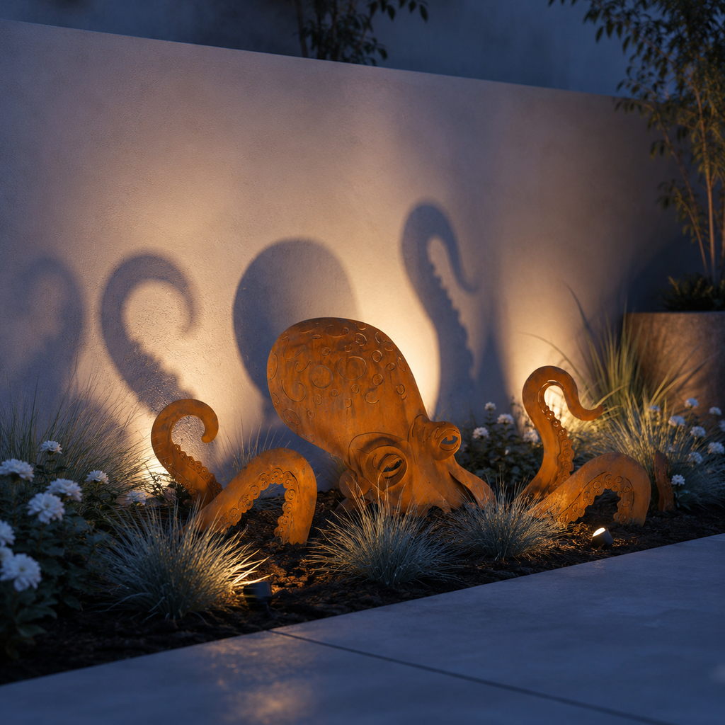 SeaPhantom – Giant Squid Yard Art