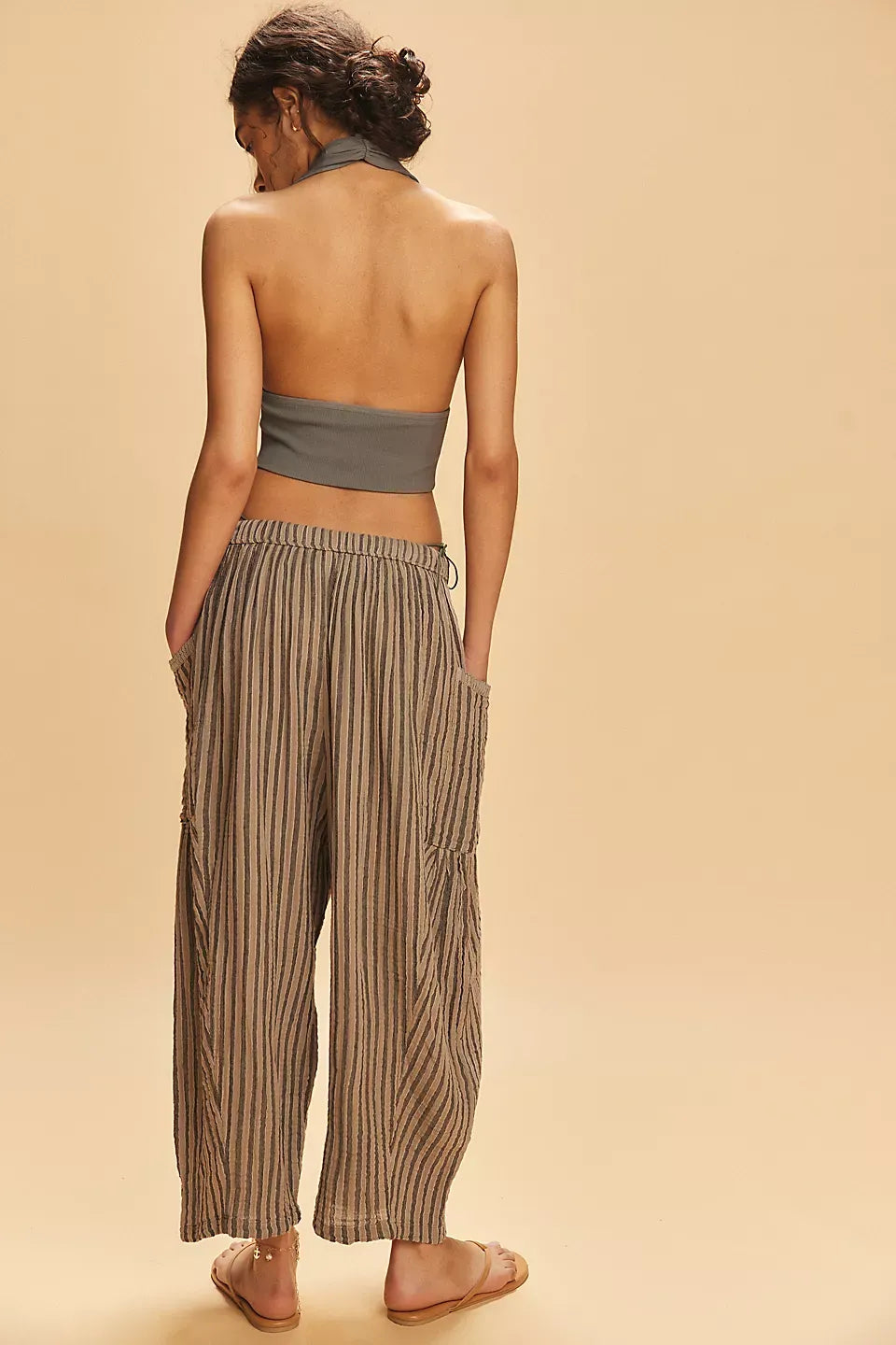 LuxeLines – Striped Comfort Pants