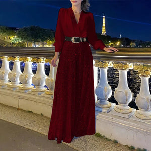 LustreLuxe - Sophisticated Sequin Outfit