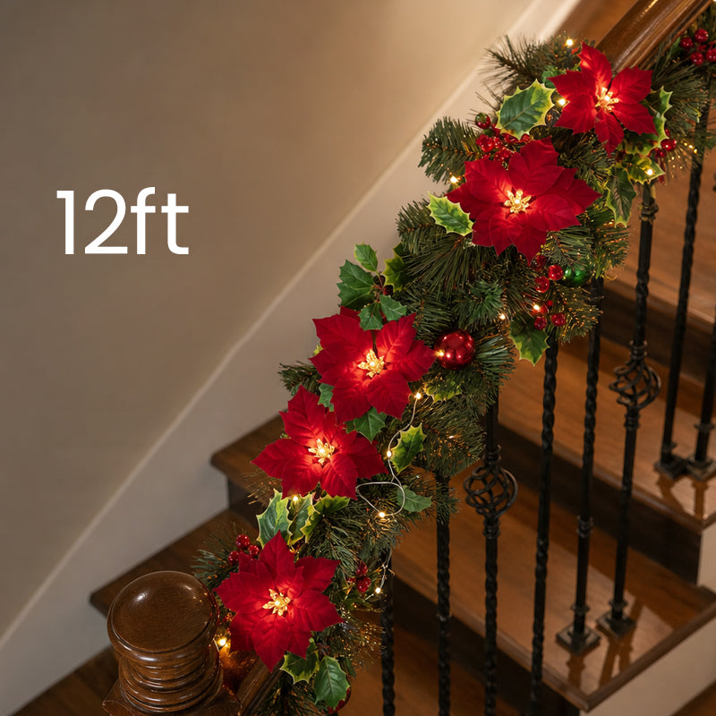 ChristmasLume – Premium Christmas Flower String Lights
