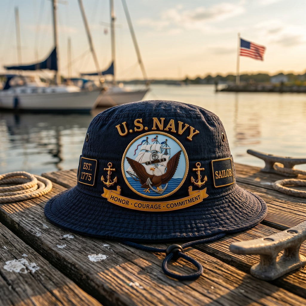 U.S. Navy Veteran Boonie Hat — A Sailor Once, A Sailor Always