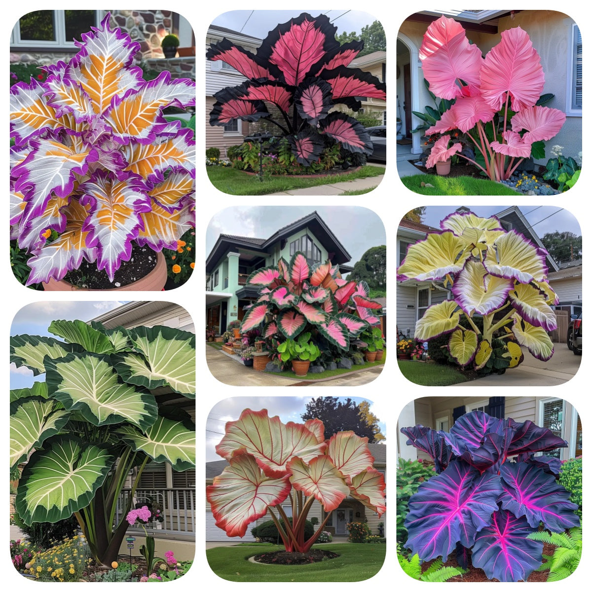 ColorBloom – Giant Multi-Color Caladiums Bulbs