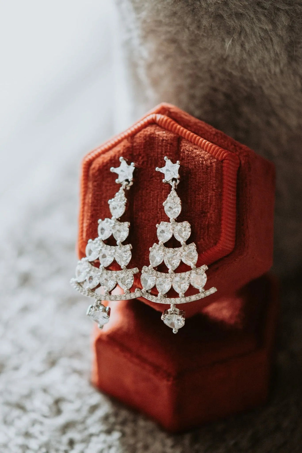 Joyful Evergreen Christmas Tree Earrings marnetic