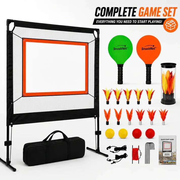 SwiftSmash – All-In-One Paddle Rally Game Set