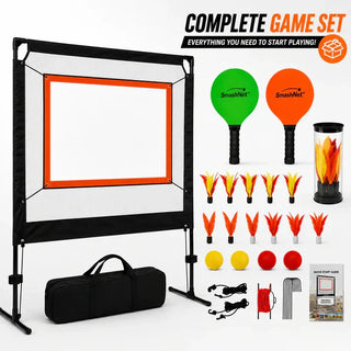 SwiftSmash – All-In-One Paddle Rally Game Set