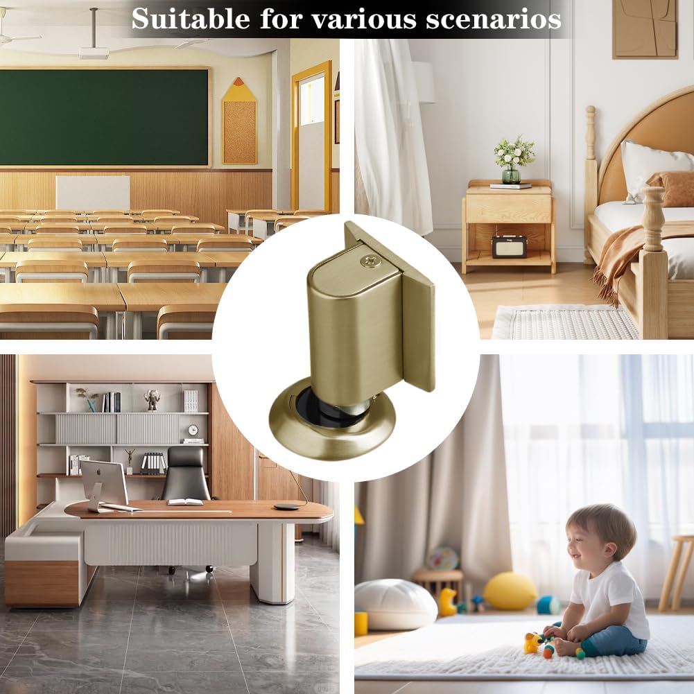 SilentGuard – Strong Hold Magnetic Door Stopper