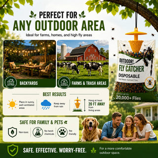 PestShield – Fast Acting Outdoor Fly Traps
