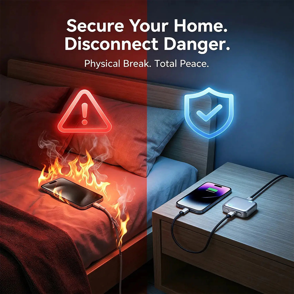 VoltSecure – Physical Disconnect Fast Charging Device