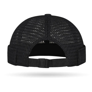 Men’s Breathable Brimless Docker Hat – Lightweight Mesh Skull Cap for Summer Outdoor Wear