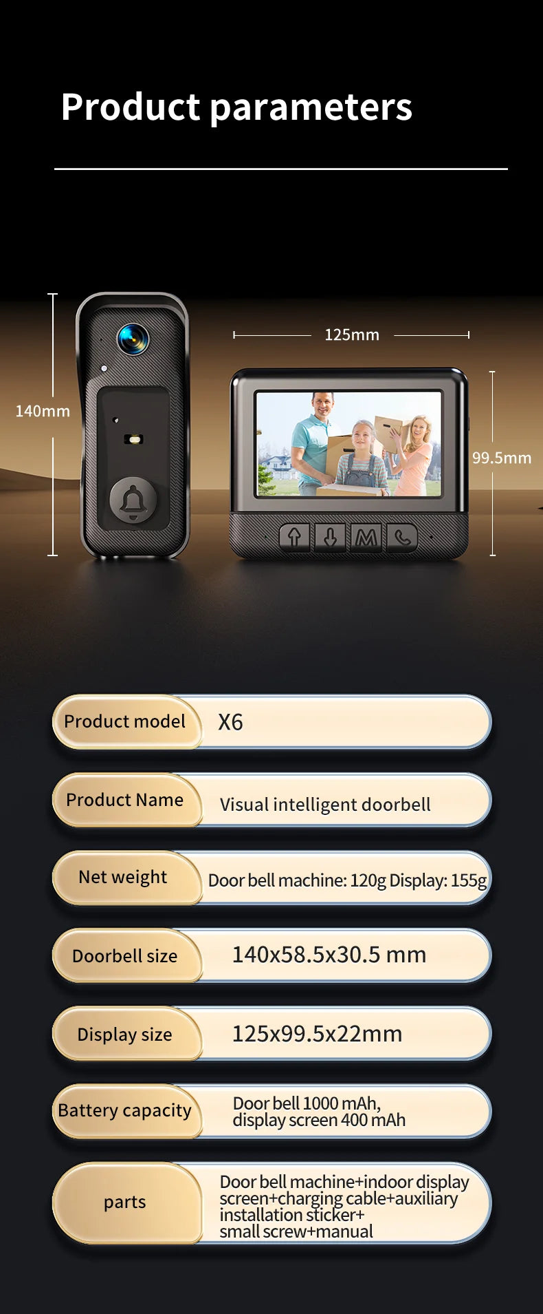 VistaGuard – Wireless Video Doorbell Camera
