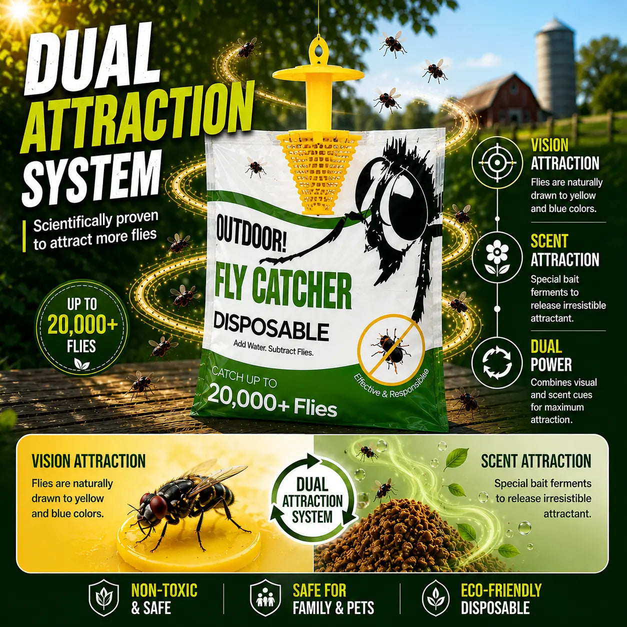 PestShield – Fast Acting Outdoor Fly Traps