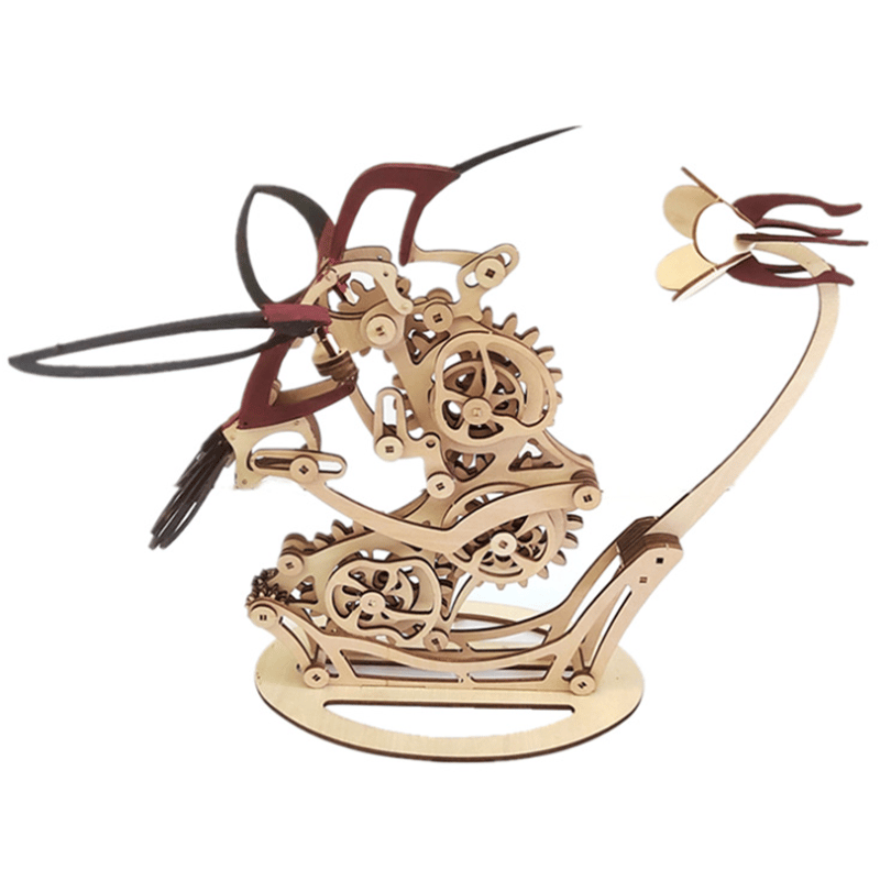 WoodWhirr – 3D Mechanical Wooden Hummingbird