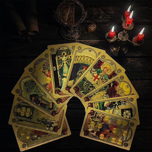 GoldenOracle – Luxury Gold Foil Tarot Deck