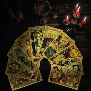 GoldenOracle – Luxury Gold Foil Tarot Deck