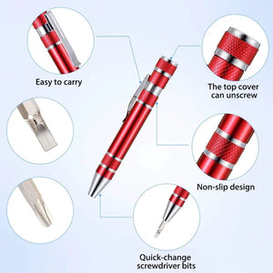 8-in-1 Pocket Pen Screwdriver