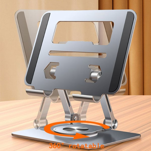 FlexElevate – Rotating Aluminum Laptop Stand