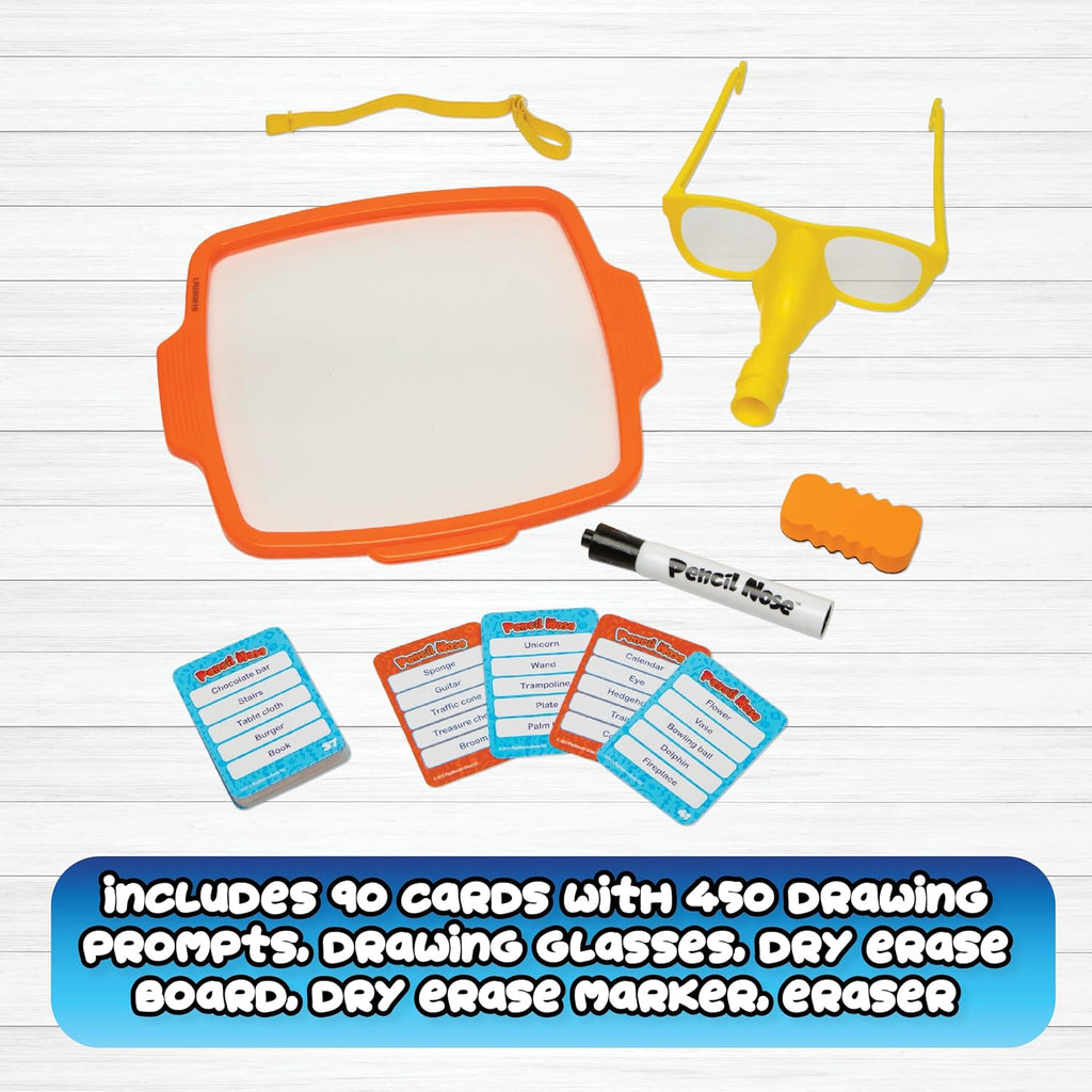 Pencil Nose Board Games for Family Night - The Ultimate Drawing Game - Kids Games, Family Game, Multi-Player, Party Game - Ages 8+