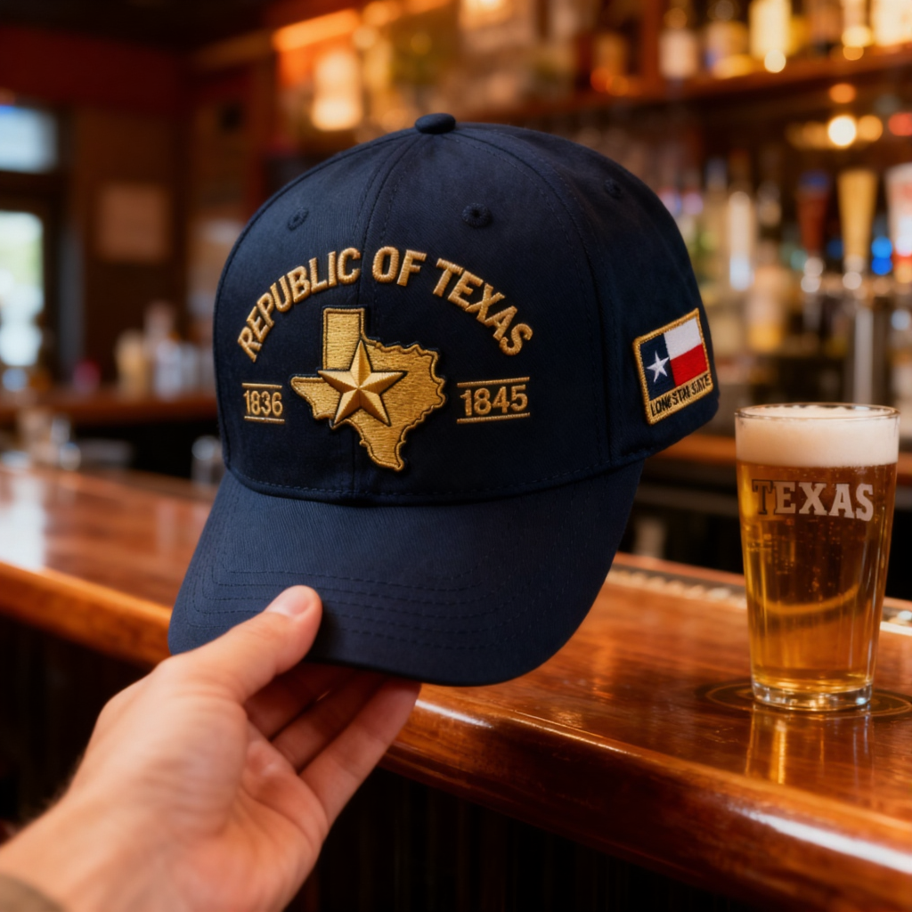 Republic of Texas Embroidered Hat