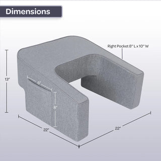 ComfortNest – Ergonomic Memory Foam Lap Desk