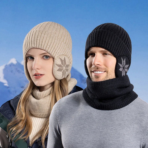 EverWarm - Winter Warm Knit Hat and Scarf Set