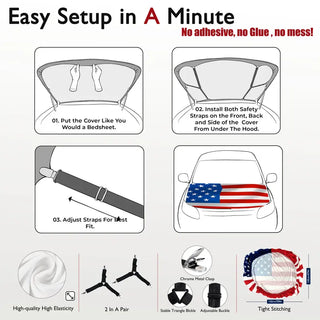 FreedomDrive – 250th Anniversary Car Hood Cover