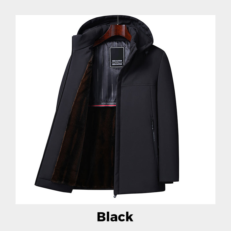 ArcticShield – Men’s Thermal Hooded Parka Coat