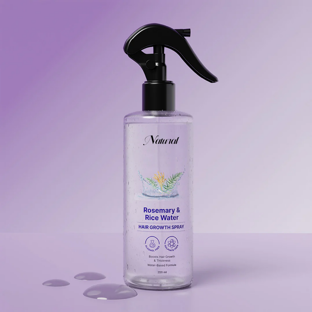 RoseGlow – Infused Nourishing Rosemary Rice Hair Mist