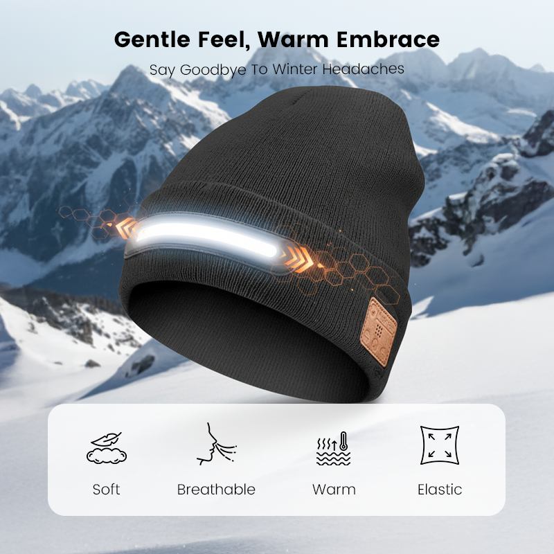 SoundGlow – LED Bluetooth Winter Hat