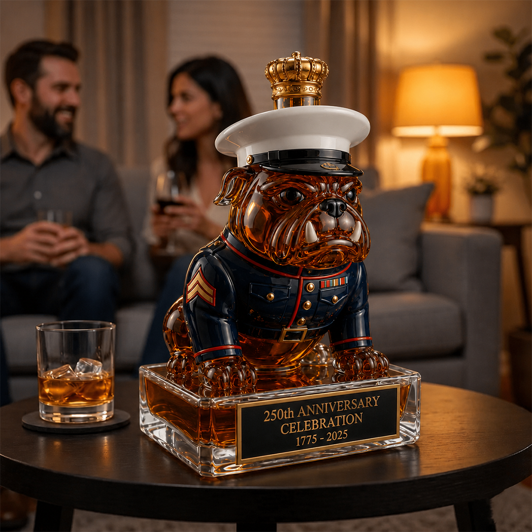 RegalBar  – Decorative Bulldog Liquor Decanter Set